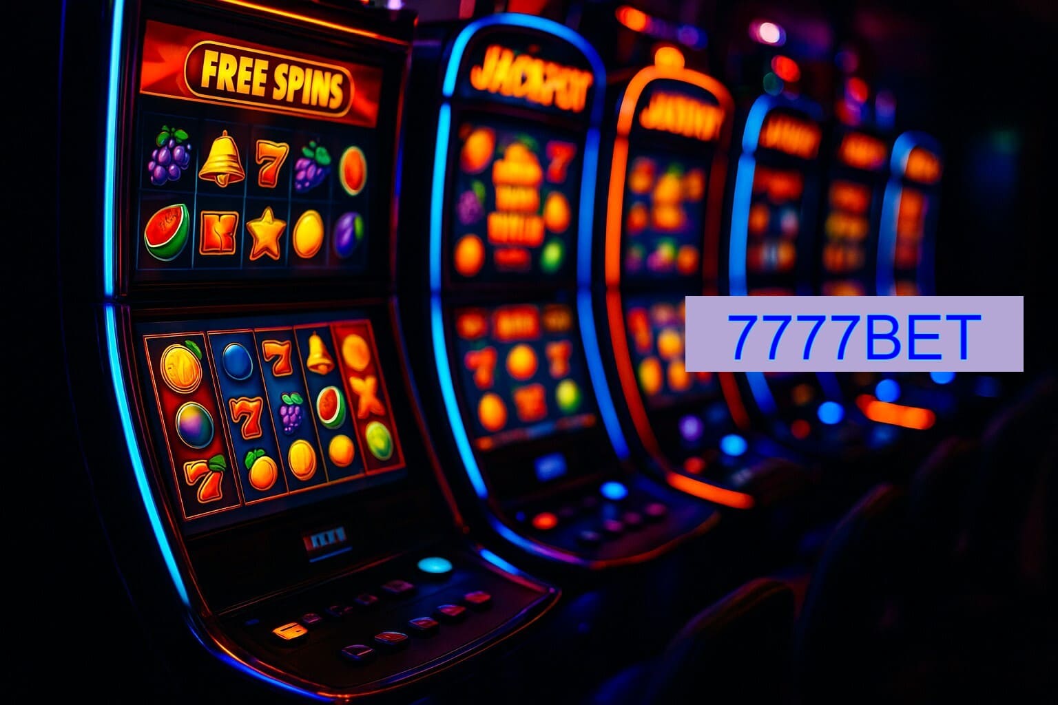 Diversos jogos de caça-níqueis